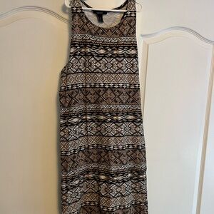 Forever 21 Patterned racerback Dress XL